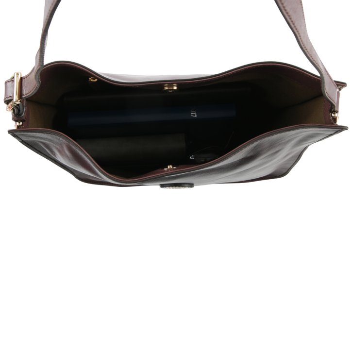 the bridge Umhängetasche marrone cenere