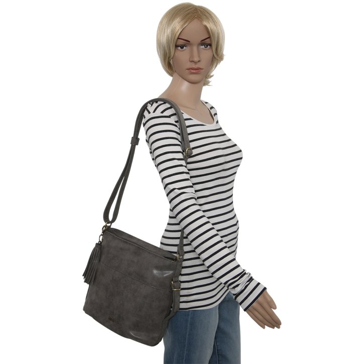 ZWEI Conny 8 Schultertasche grey
