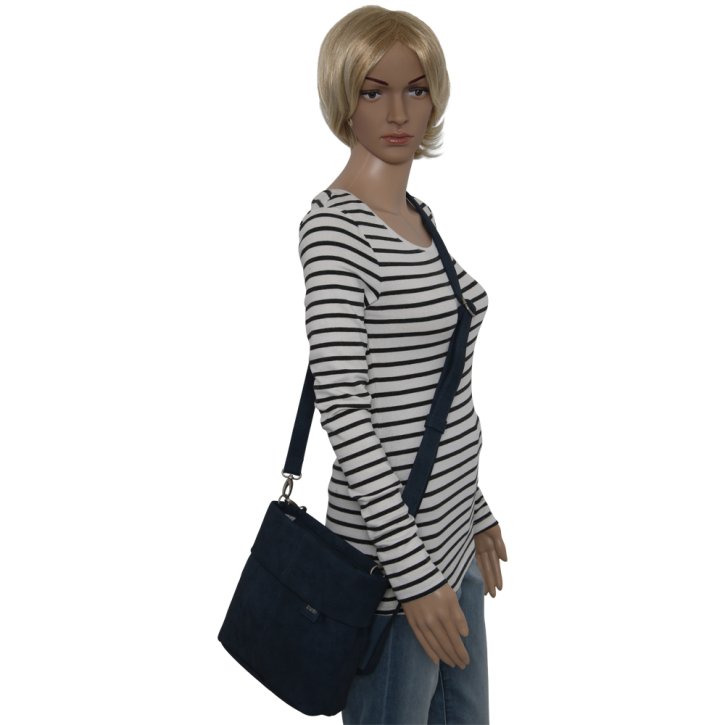 ZWEI Mademoiselle M8 Schultertasche nubuk-blue