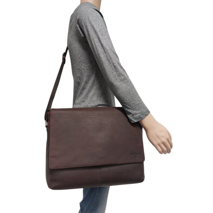 Strellson stratford 2.0 Jeremy messenger lhf darkbrown