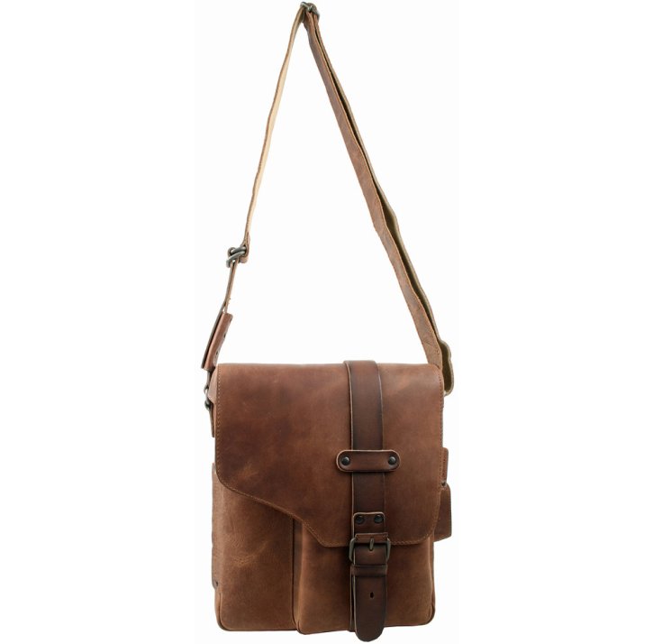  DEXTER Schultertasche vintage tan