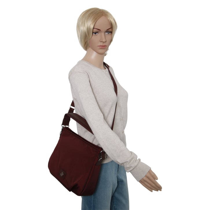 BOGNER Small Aisha Schultertasche carmine