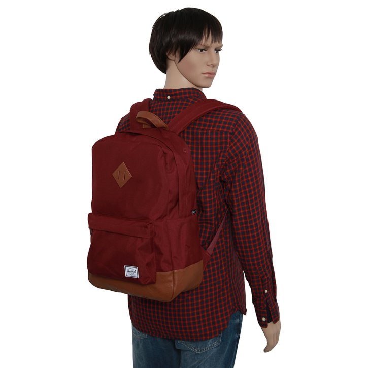 HERSCHEL HERITAGE WINDSOR wine/tan