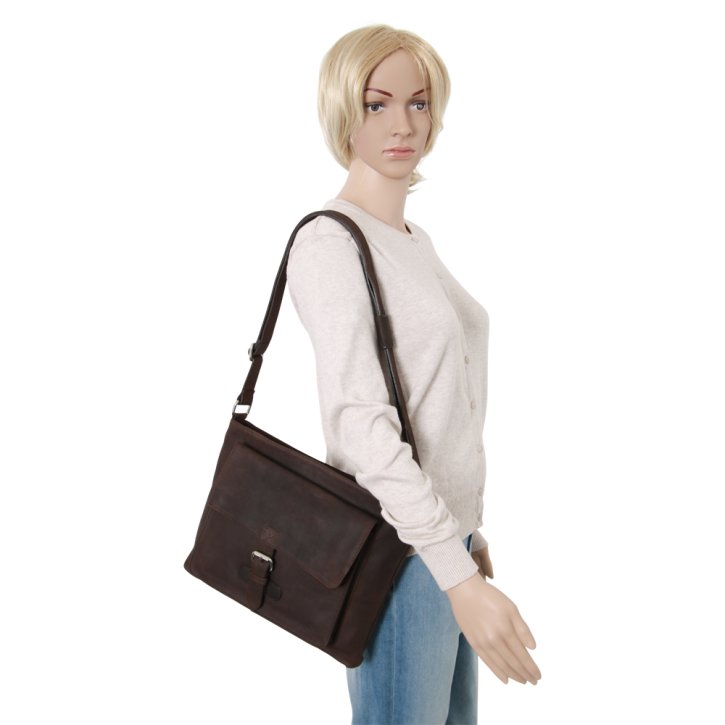 Saccoo Valencia Schultertasche havanna