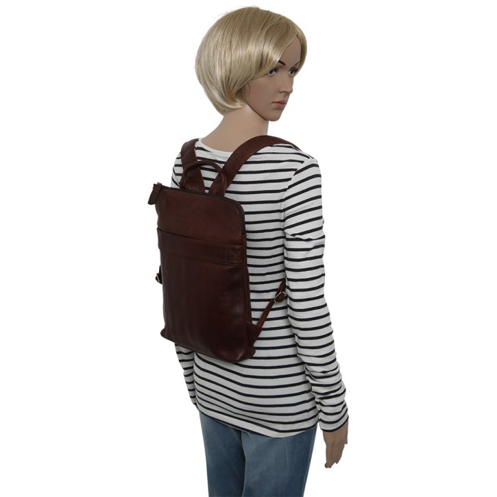 Saccoo LA PAZ Laptoprucksack choco