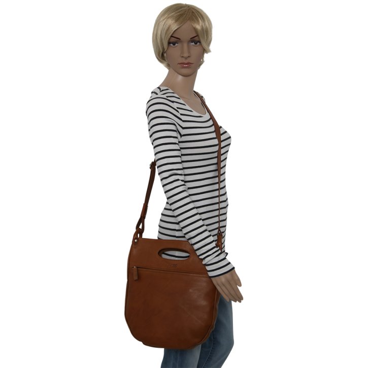 Saccoo Daract Umhängetasche brandy