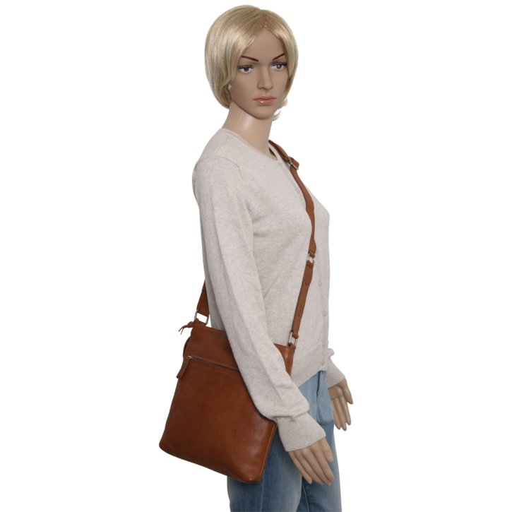 Saccoo Gladis Umhängetasche cognac