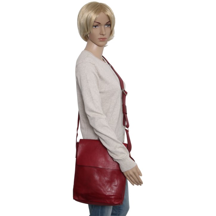 Saccoo Santos M Schultertasche red