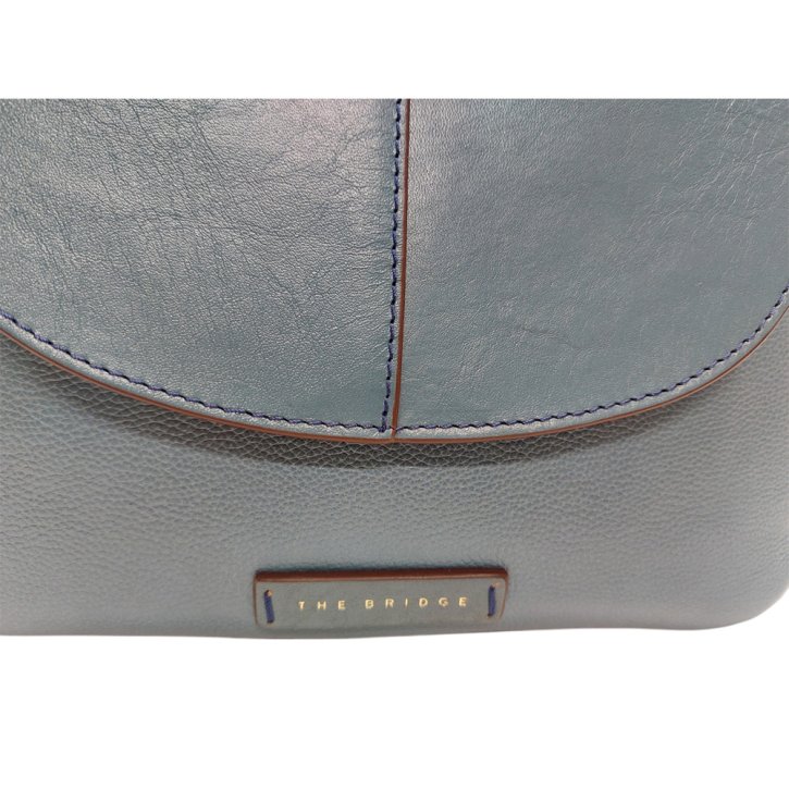 the bridge Handtasche Rindleder sky/gold