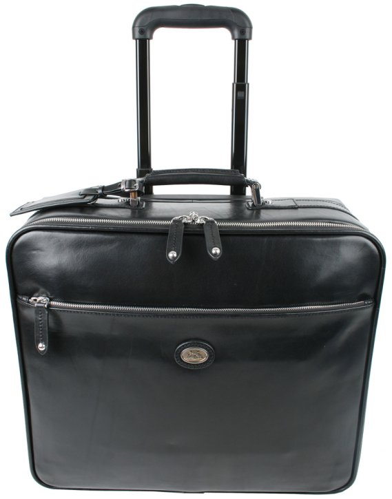the bridge Pilotenkoffer Reisetrolley für Business schwarz