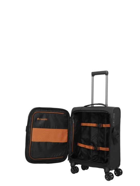 Travelite BRIIZE 4w S Trolley schwarz