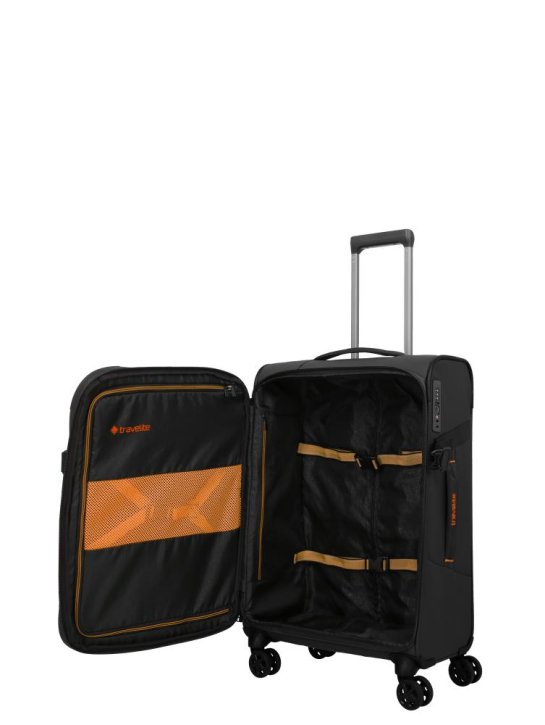 Travelite BRIIZE 4w M Trolley schwarz