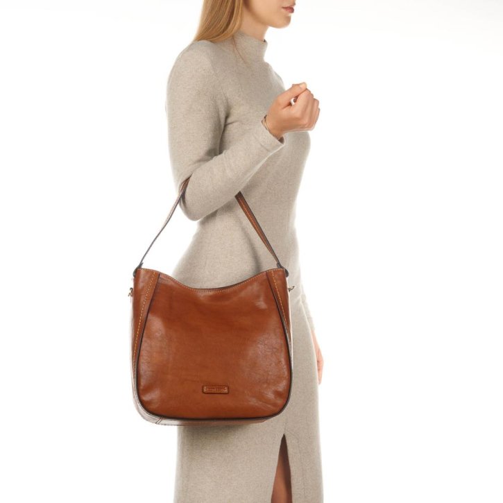 Gianni Conti Umhängetasche cognac