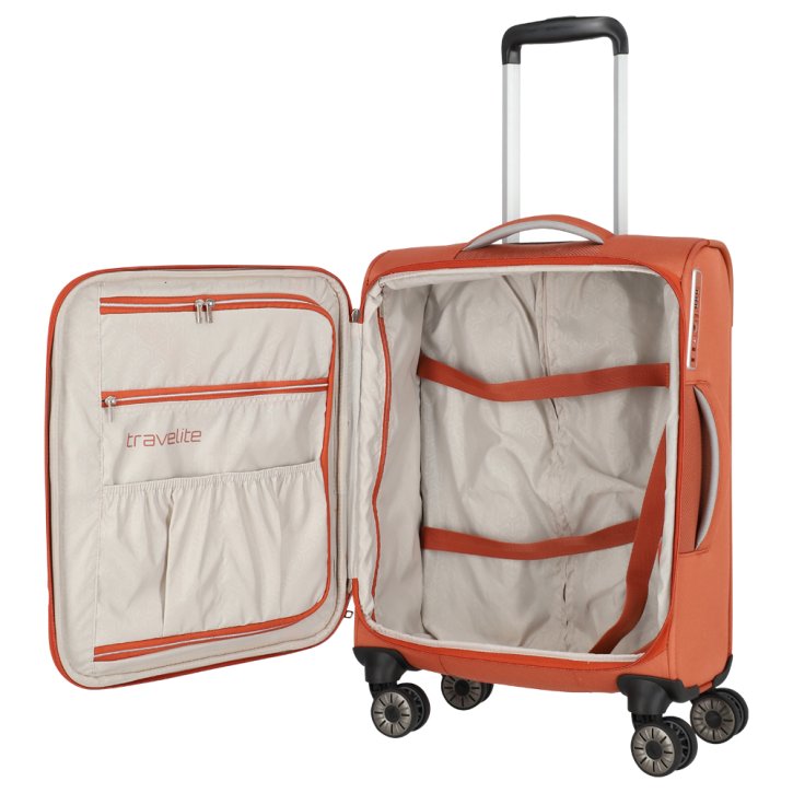 Travelite MIIGO Trolley S 4w safran