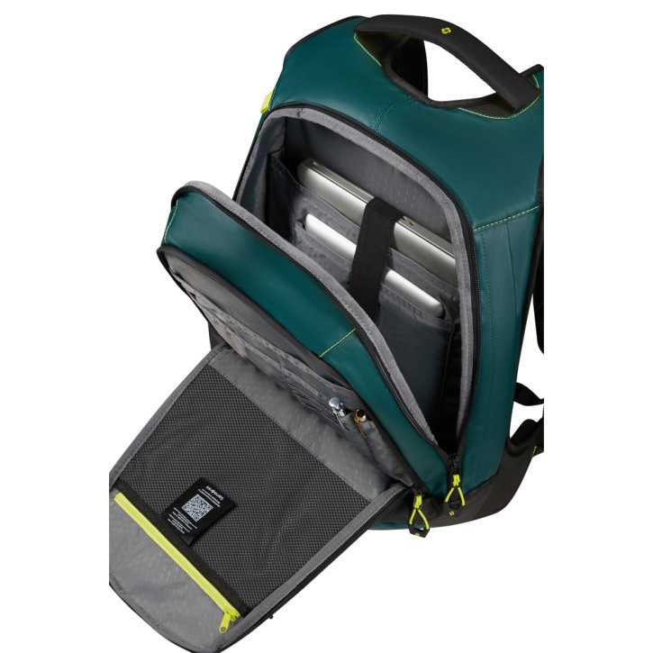 Samsonite ECODIVER Lap. Backpack L dark teal/lime