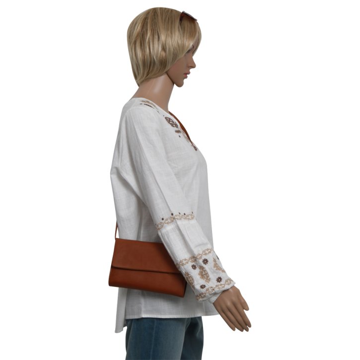 Aunts & Uncles CHERIMOYA Umhängetasche/Börse cognac