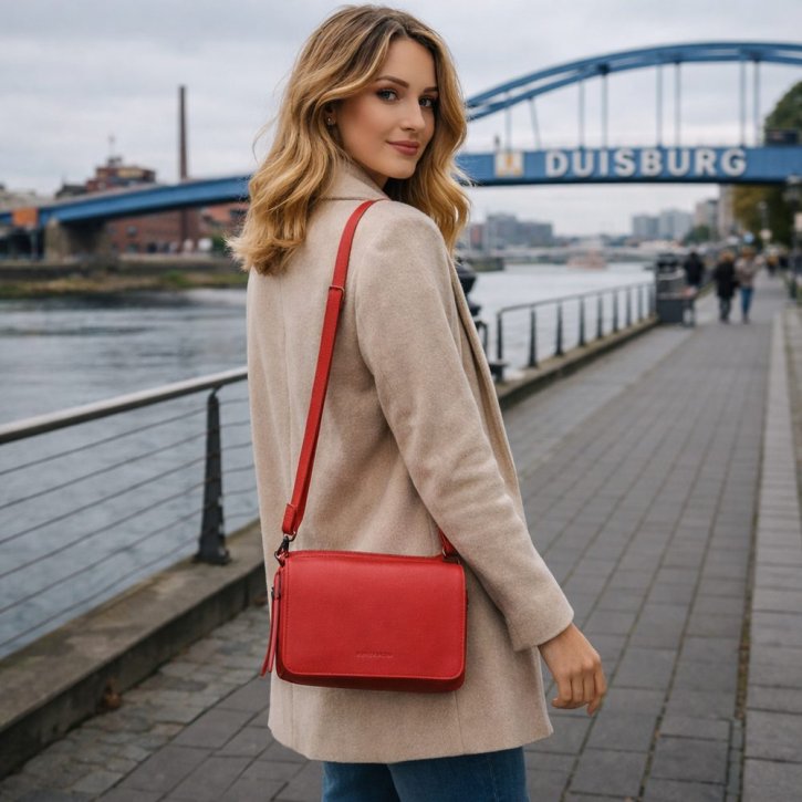 Aunts & Uncles AZALEA Umhängetasche crimson red