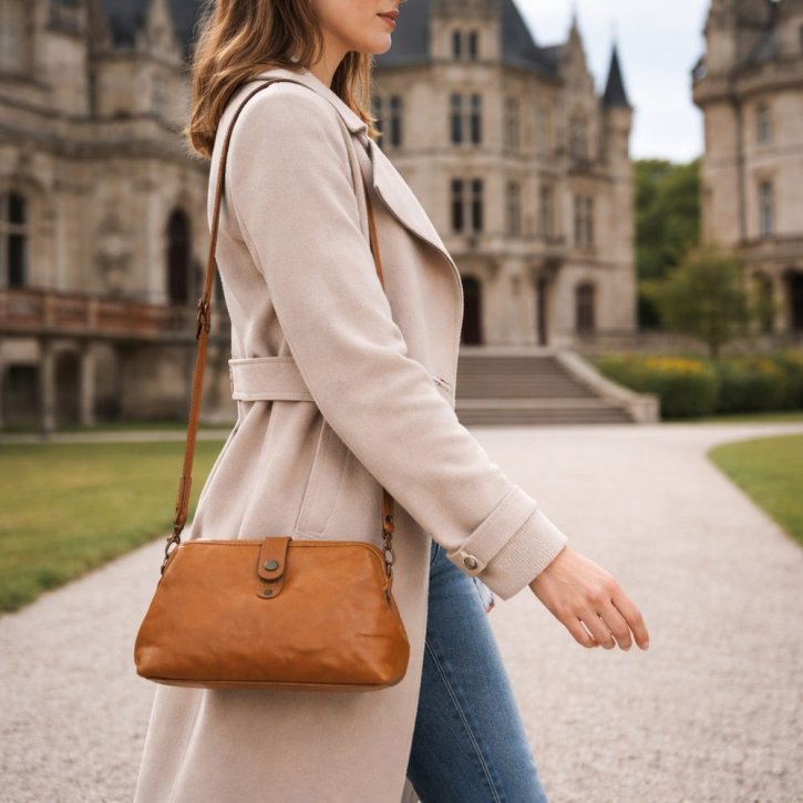 Aunts & Uncles MRS. ECLAIR Umhänge+Bügel caramel