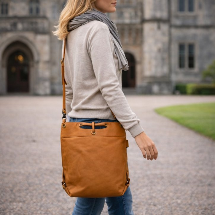 Aunts & Uncles MRS. PANCAKE Umhängetasche satin brass