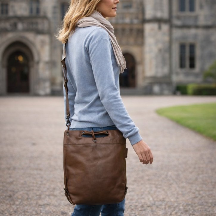 Aunts & Uncles Mrs. Pancake Umhängetasche dark olive