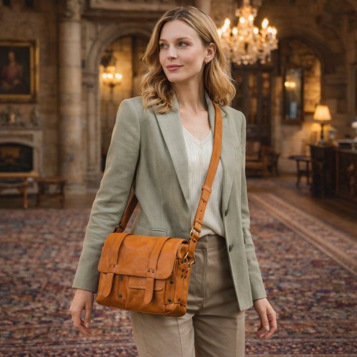 Aunts & Uncles MISS APPLEPIE Schultertasche Postbag honey