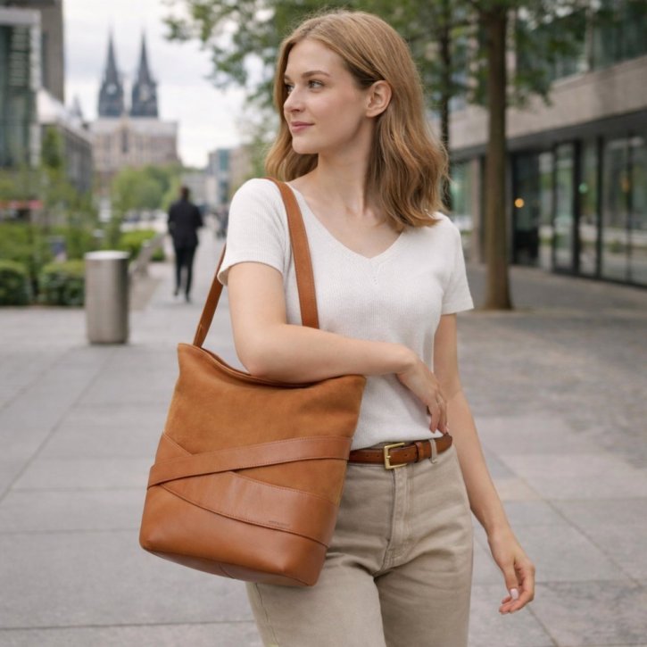 Aunts & Uncles Daydream Schultertasche caramel