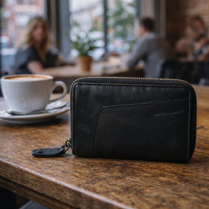 Aunts & Uncles BETTY Damenbörse black smoke