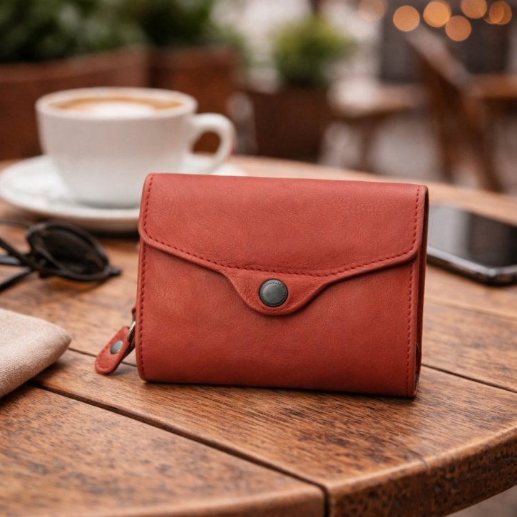 Aunts & Uncles Lesley Zipbörse Damen intense rust