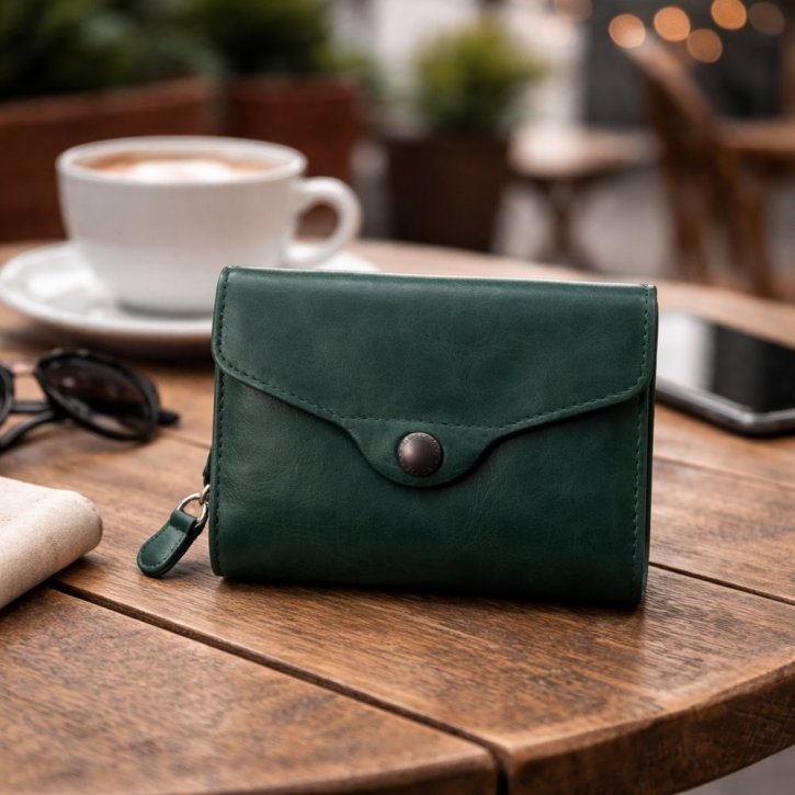 Aunts & Uncles Lesley Zipbörse Damen kelp forest