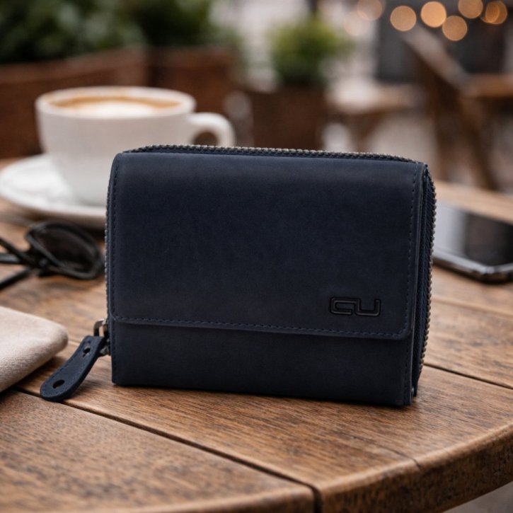 Aunts & Uncles LIV Geldbörse mit Überschlag dark blue