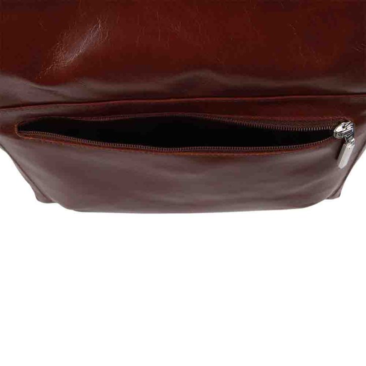 Augenthaler & Heberer CHARITEN Beuteltasche castagna/zafferano