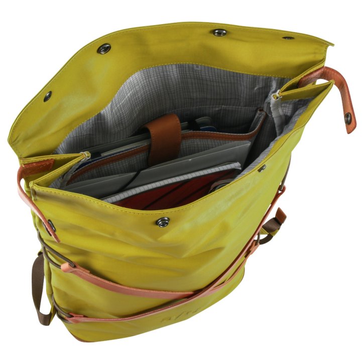 Aunts & Uncles Osaka Laptoprucksack 15" golden verde