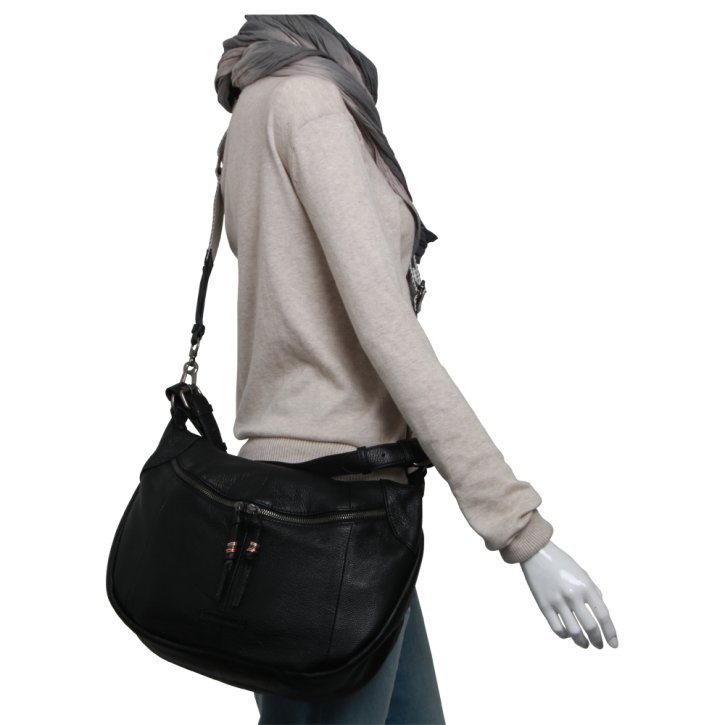 FredsBruder Pruvia Hobo Bag black