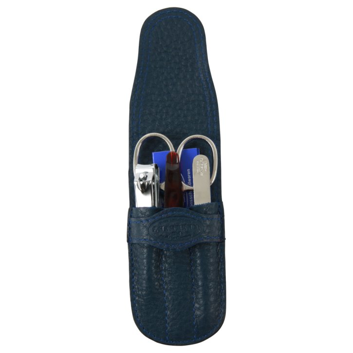 HAMMANN Maniküretui d´blau chervo Kalbleder Eschenburg ni.