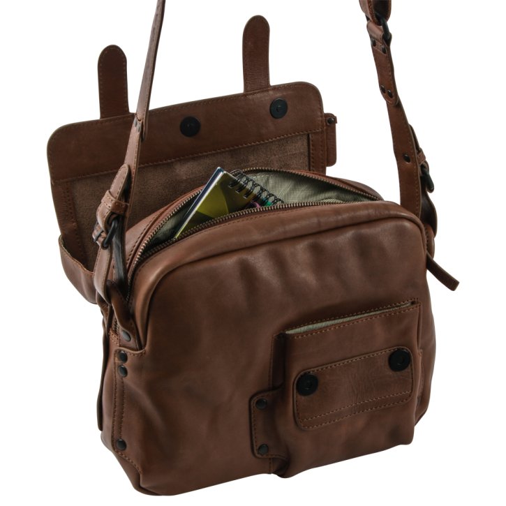 Aunts & Uncles MISS APPLEPIE Schultertasche Postbag S toffee