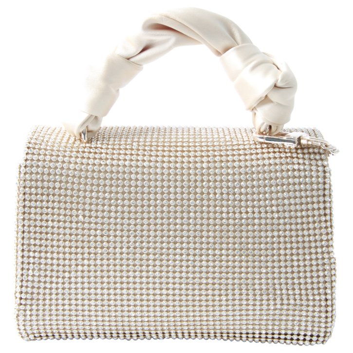 Guess Lua Top Handle Handtasche XS gold