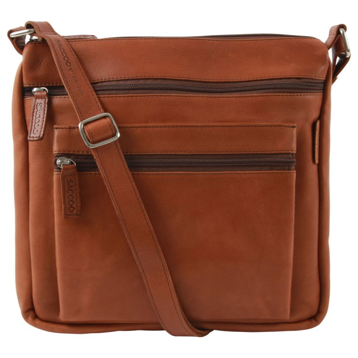 Saccoo Tortuga L Zip Bag  cognac