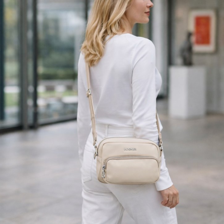 BOGNER Klosters Lidia cross bag S oyster gray