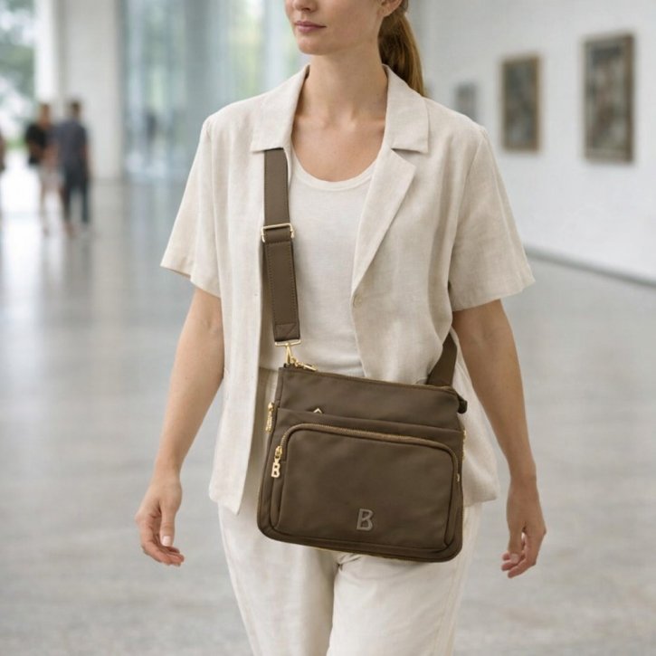 BOGNER VERBIER PLAY 1.0 Serena shoulderbag mvz toffee