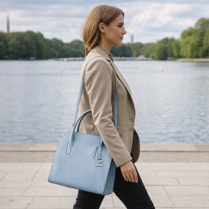 IMDUTCH CAMBRIDGE 14  Handtasche celestial blue