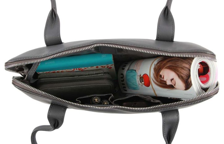 Bree LAPUA 3 Schultertasche smoke