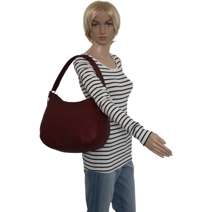 Bree COUCO 1 Schultertasche brick red print