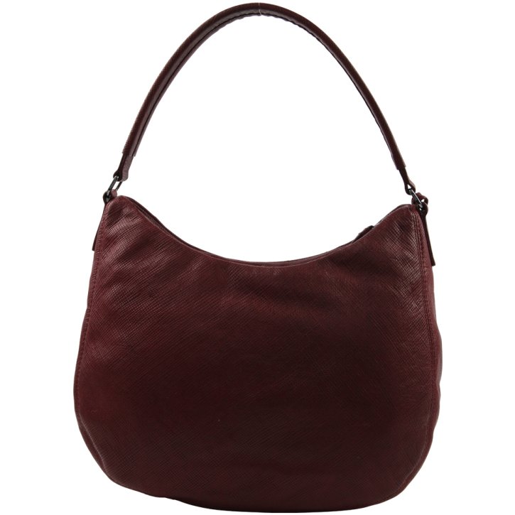 Bree COUCO 1 Schultertasche brick red print