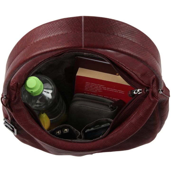 Bree COUCO 1 Schultertasche brick red print