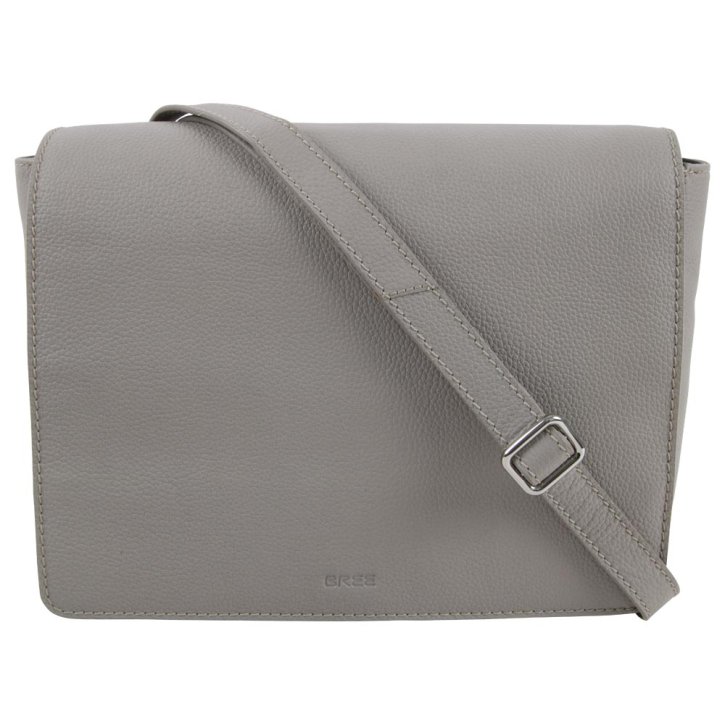 Bree Cary 11 Schultertasche vintage khaki cross flap