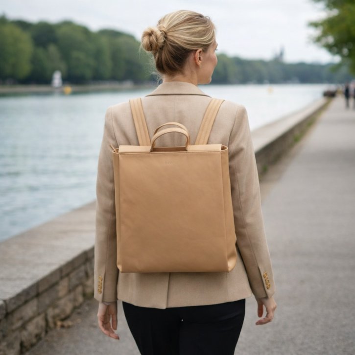 Bree PURE 15 backpack toffee