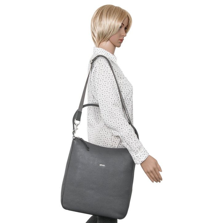 Bree NOLA 12 Schultertasche pavement