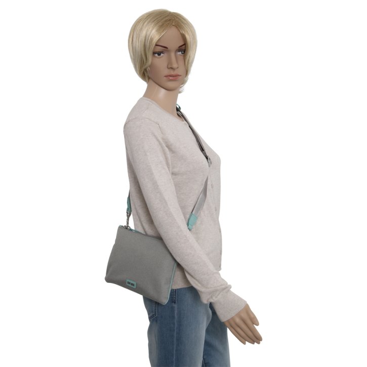 Bree LIMOGES 6 Schultertasche light grey/light blue