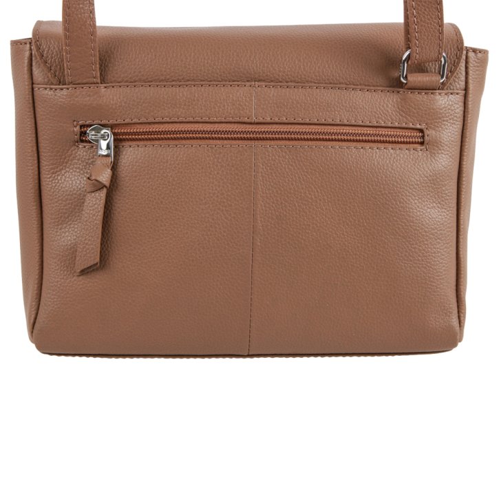 Bree CARY 11 Schultertasche toasted coconut flap