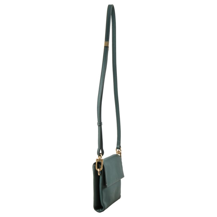 Bree PURE 11 flat crossbody aloe